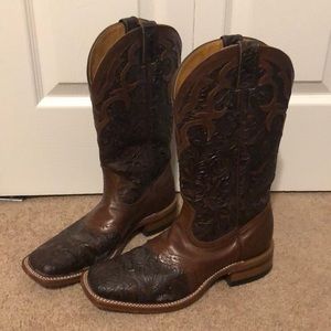 boulet hand tooled boots